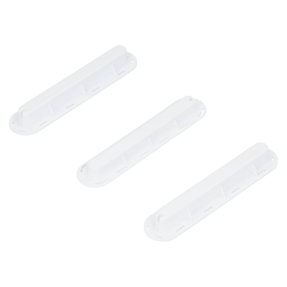 YAHHU Surfboard Rudder Groove Plastic Fin Box Plug Base Set White 6.3 inches / 16 cm