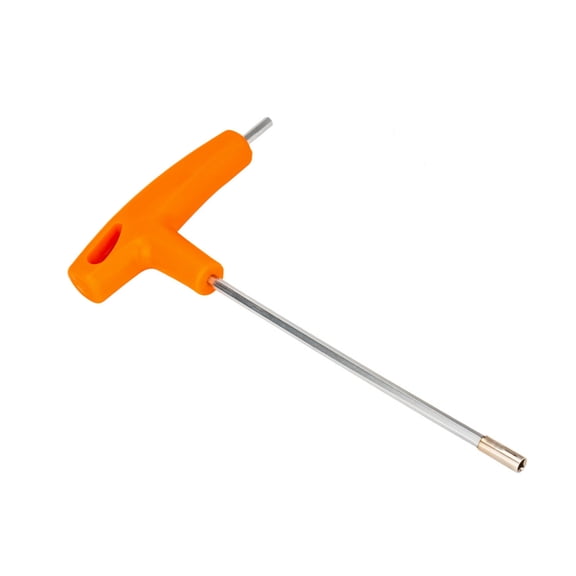 YAHHU T-Handle Spoke Wrench Built-In Secret Cap Socket Spanner 5.5mm Hex Hole for Bike and Motorcycle Repair
