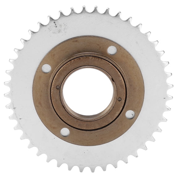 YAHHU T8F 44T Rear Chain Sprocket 4 Hole Toothless Flywheel Kit for 47cc 49cc Motorcycles ATV