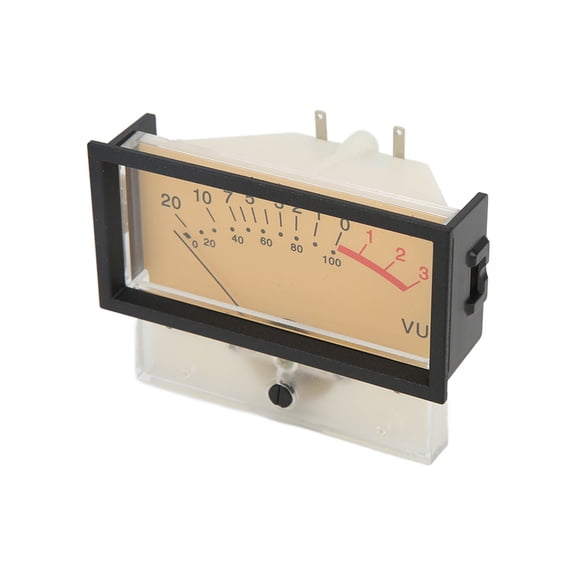 YAHHU TN-73-HS-9213H VU Meter High Accuracy Power Amplifier Header Audio Level Meter with LED Backlight for Home Audio Car Audio DIY Recording Studios and More (3.94 in / 10 cm)