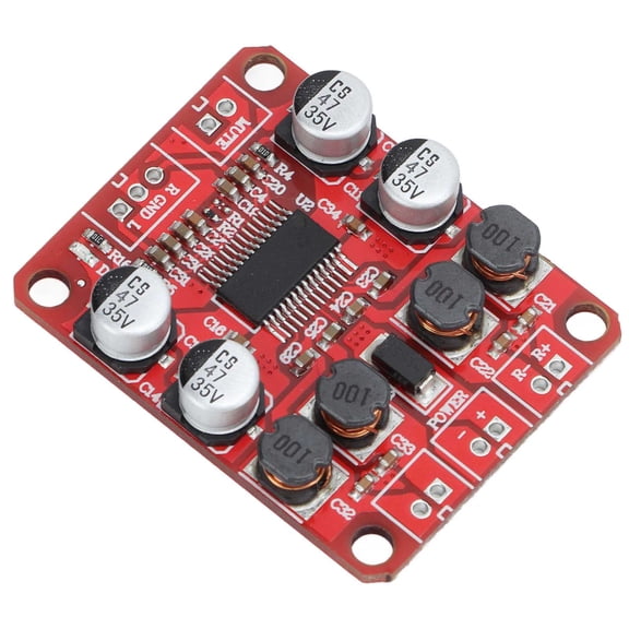 YAHHU TPA3110 2x15W Dual Channel Stereo Digital Power Amplifier Board Module for Computer Audio Systems (1.2 inches / 30 mm)
