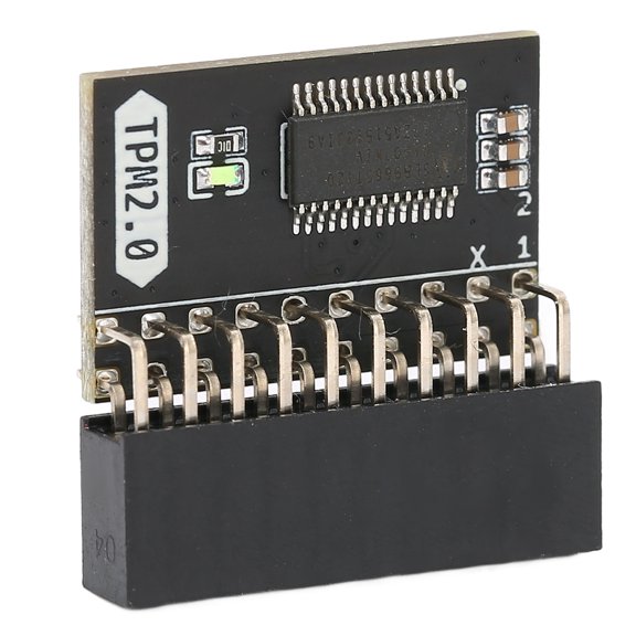 YAHHU TPM 2.0 Encryption Security Module 20pin Strong Encryption TPM Processor Black TPM Module System Components for LPC PC