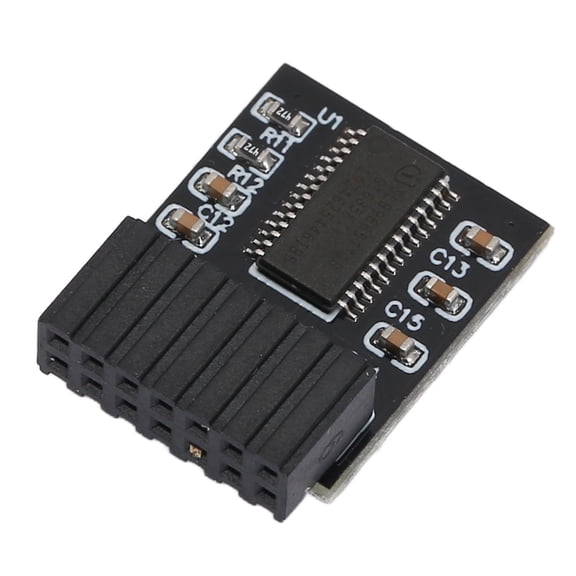 YAHHU TPM 2.0 Module 14Pin SPI Interface Stable High Safety Durable Material for Win 11 Motherboard ASUS Compatible 2x1x1 inches / 5.1x2.5x2.5 cm