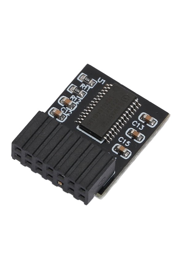 TPM 2.0 Module 14Pin SPI Interface Stable High Safety Durable Material for Win 11 Motherboard ASUS Compatible 2x1x1 inches / 5.1x2.5x2.5 cm