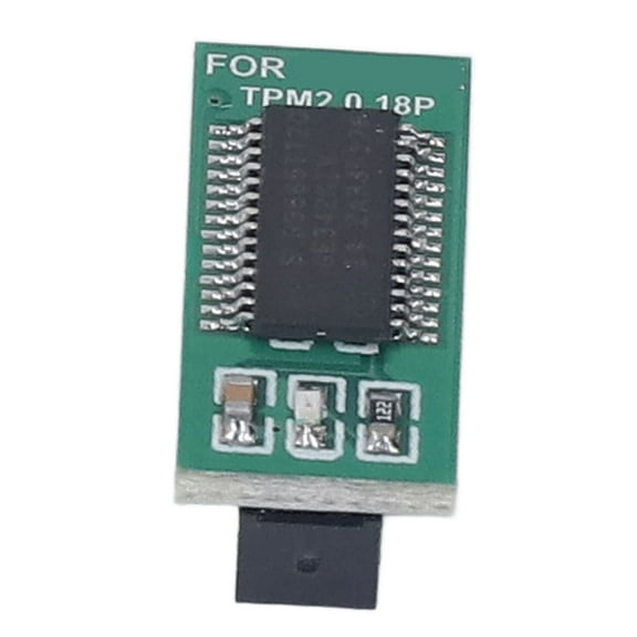 YAHHU TPM 2.0 Security Module 18 Pin Discrete Encryption Processor High Security Replacement Part for Windows 11 Motherboards ASRock 100 Series Compatible 3.15 inches / 8.0 cm