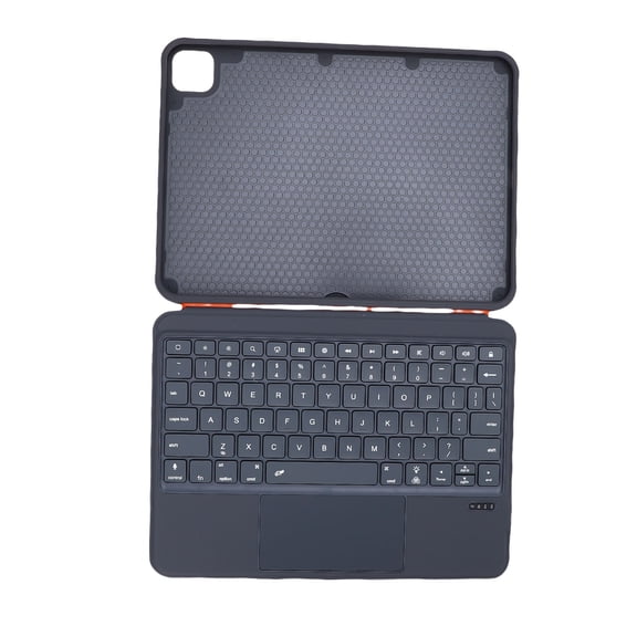 YAHHU Tablet Keyboard Case Fit for IOS 11 10 Pro 1 2 3 4 Air 5 4 10.9 Inch 11 Inch / 27.9 cm Tablet Detachable Touchpad Keyboard Case with 7-Color Backlit