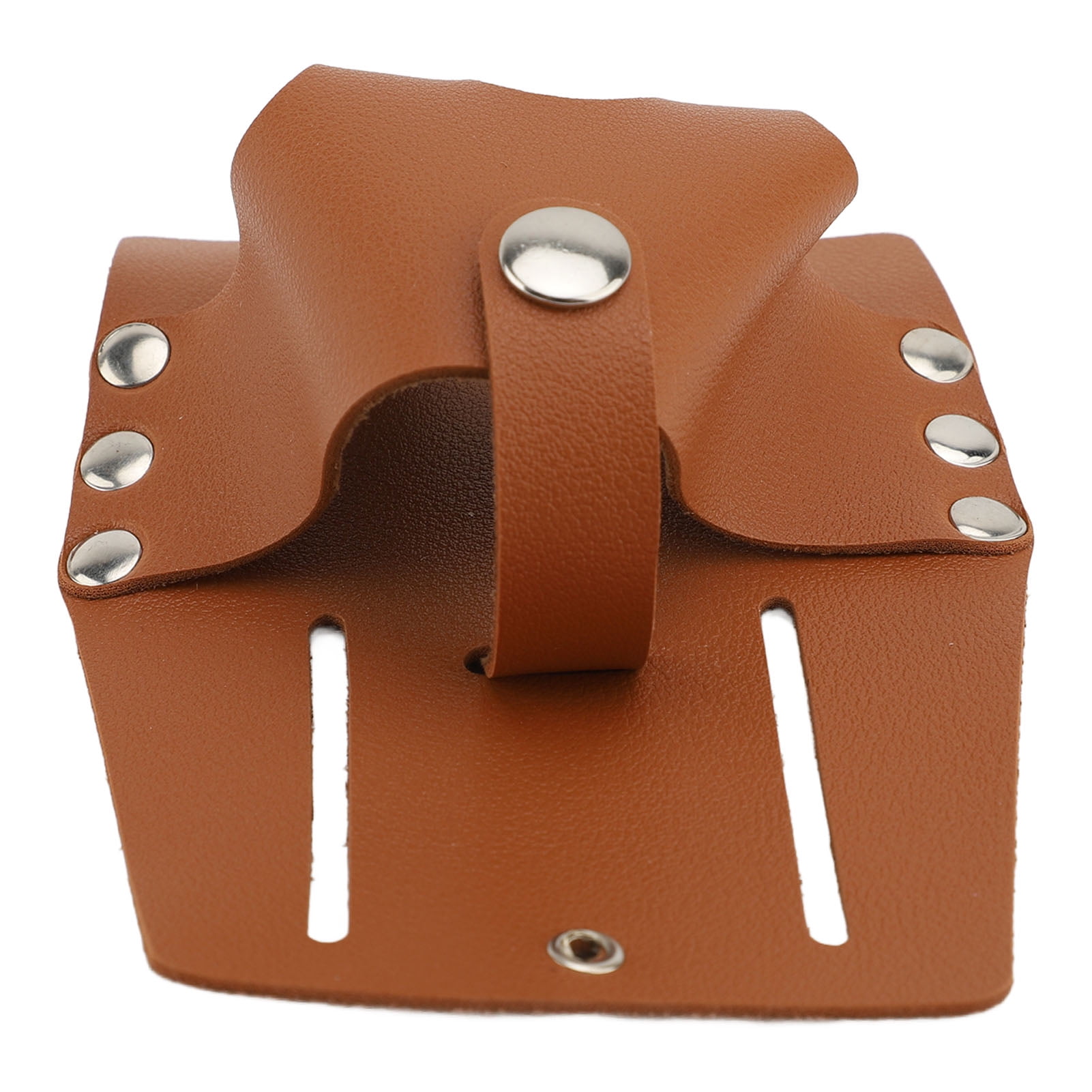 YAHHU Tape Measure Holder, Premium PU Leather Multifunctional Tool Bag, Heavy Duty Measuring Tape Holster Pouch for Belt, Compact Storage Organizer for Electricians & Carpenters, 5.16 in / 13.1 cm