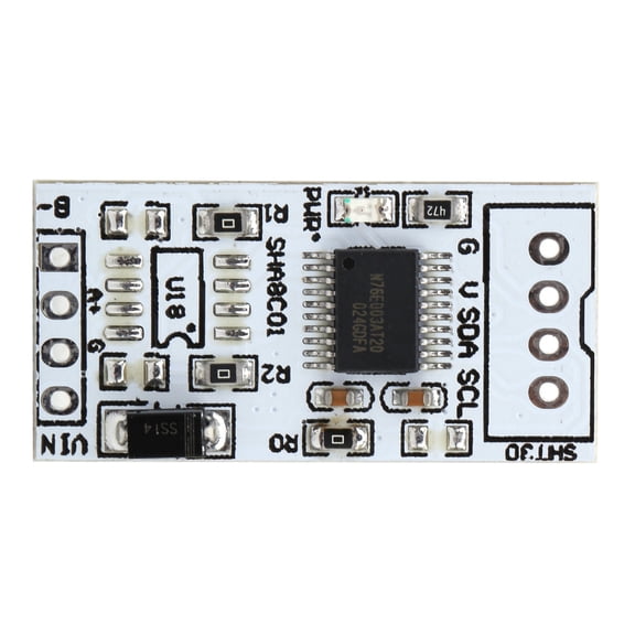 YAHHU Temperature and Humidity Sensor Module RS232 Bus Modbus RTU Thermal Systems Transducer Component SHT30 High Precision Detection Board 5V, 6.00 x 5.00 x 1.00 inches / 15.2 x 12.7 x 2.5 cm