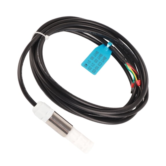 YAHHU Temperature Humidity Sensor Probe 118.11in / 300cm Digital Soil Tester I2C Output DC 3.3V