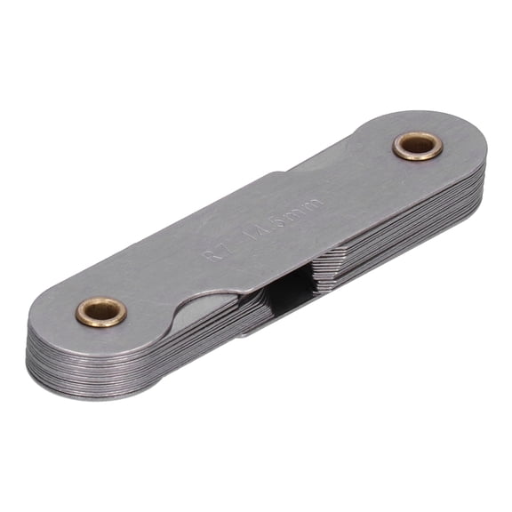 YAHHU Thread Gauge Metric Imperial Stainless Iron Screw Pitch Measuring Template Tool R7-14.5MM 0.3-0.6in Dimensional Measurement Precision Gauge[cite: 1]