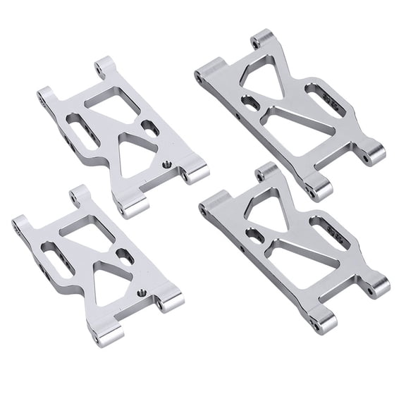 YAHHU Titanium Color Front Rear Swing Arm Kit Metal Upgrade Parts for 1/14 4WD RC Car, Aluminum Alloy Suspension Components, 4 Pieces (2.57 oz / 73.00 g)