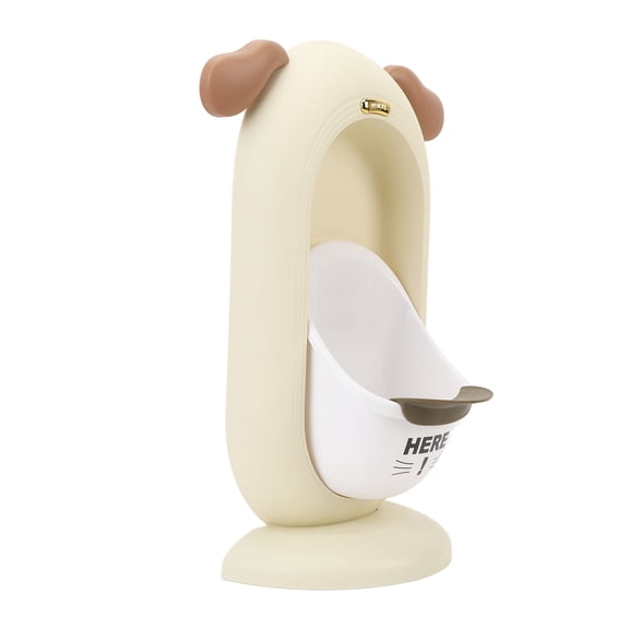 YAHHU Toddler Boy Urinal Wall Mountable Large Capacity Removable Basin Kids Training Urinal, Adjustable Height Potty Trainer for Boys With Easy Clean Function, Cream Color