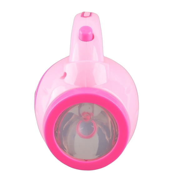 YAHHU Toddler Flashlight for Boys Girls Lovely Battery Powered Lightweight Pink Toy Flashlight with Handle for Indoor Play and Outdoor Camping
