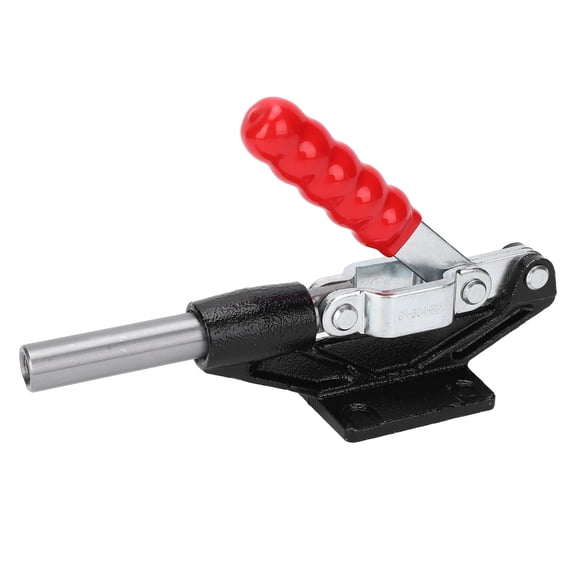 YAHHU Toggle Clamp Push-Pull Vertical Compact Fixture Quick Release Hand Tool Accessories GH-304HM for Welding Woodworking 680kg Force 2.4 in / 60 mm Stroke