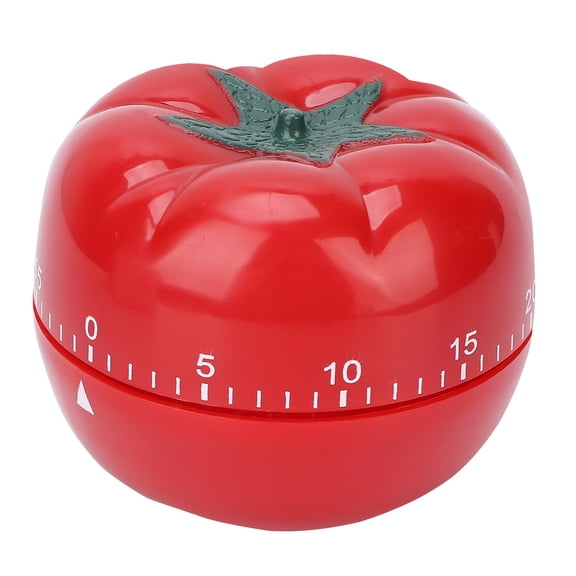YAHHU TomatoShaped WindUp Countdown Timer  55Minute Mechanical Timer for Home, Salon, Kitchen & Foot Massage