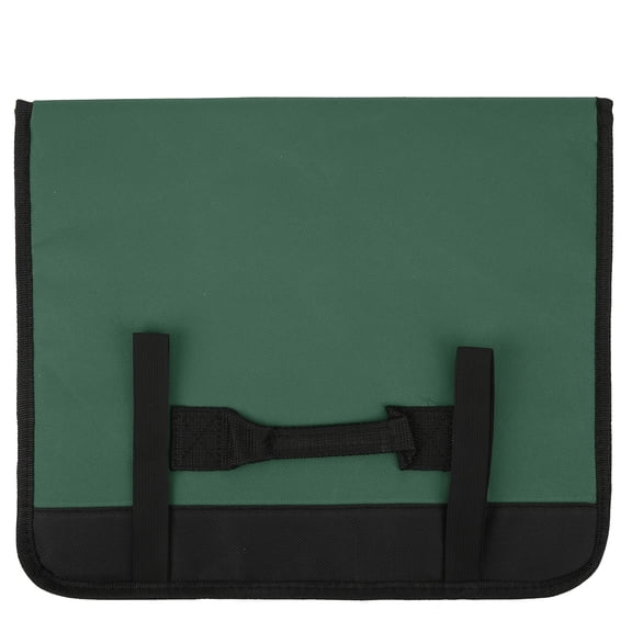 YAHHU Tool Roll Bag Storage Portable Folding Repair Wrench Multifunction Case Holder Pocket Green Heavy Duty Polyester Organizer for Hand Tools and Screwdrivers 14x11 inches / 36x30 cm