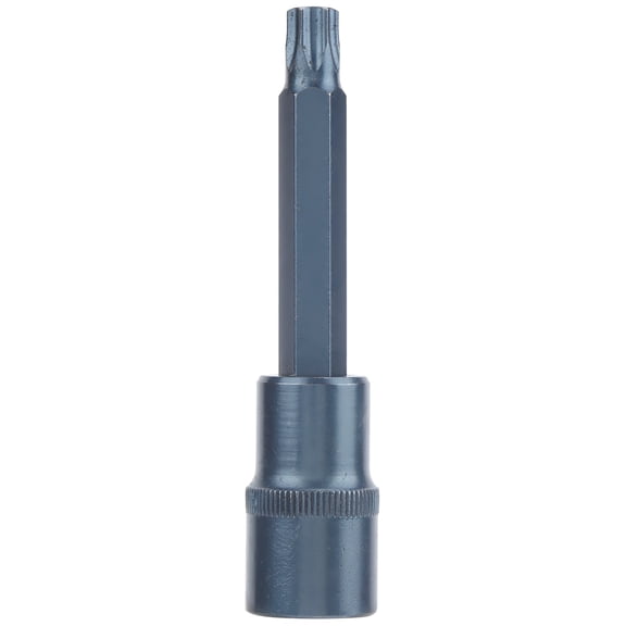 YAHHU Torx T50 Socket Bit 1/2 Inch Drive S2 Alloy Steel Electric Quick Wrench Tool with Blueing Finish 3.9 inches / 100 mm Length for Professional Auto Repair and Home Maintenance