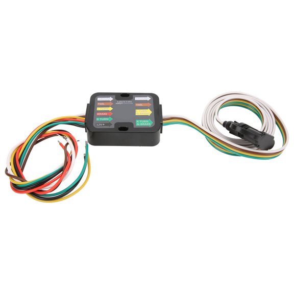 YAHHU Trailer Wiring Converter Powered 3 to 2 Wire Tail Light Converter with 60in Wiring LED Compatible RV Harness (60 inches / 152.4 cm)