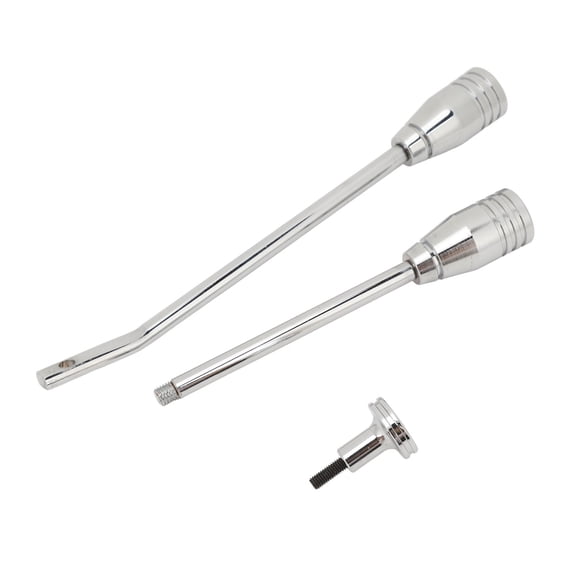 YAHHU Turn Signal Lever Tilt Lever Hazard Flasher Knob Kit Heavy Duty Stainless Steel Rust Proof Automotive Switch Lever Replacement for Chrome 1967-1994 (7 inches / 17.8 cm)