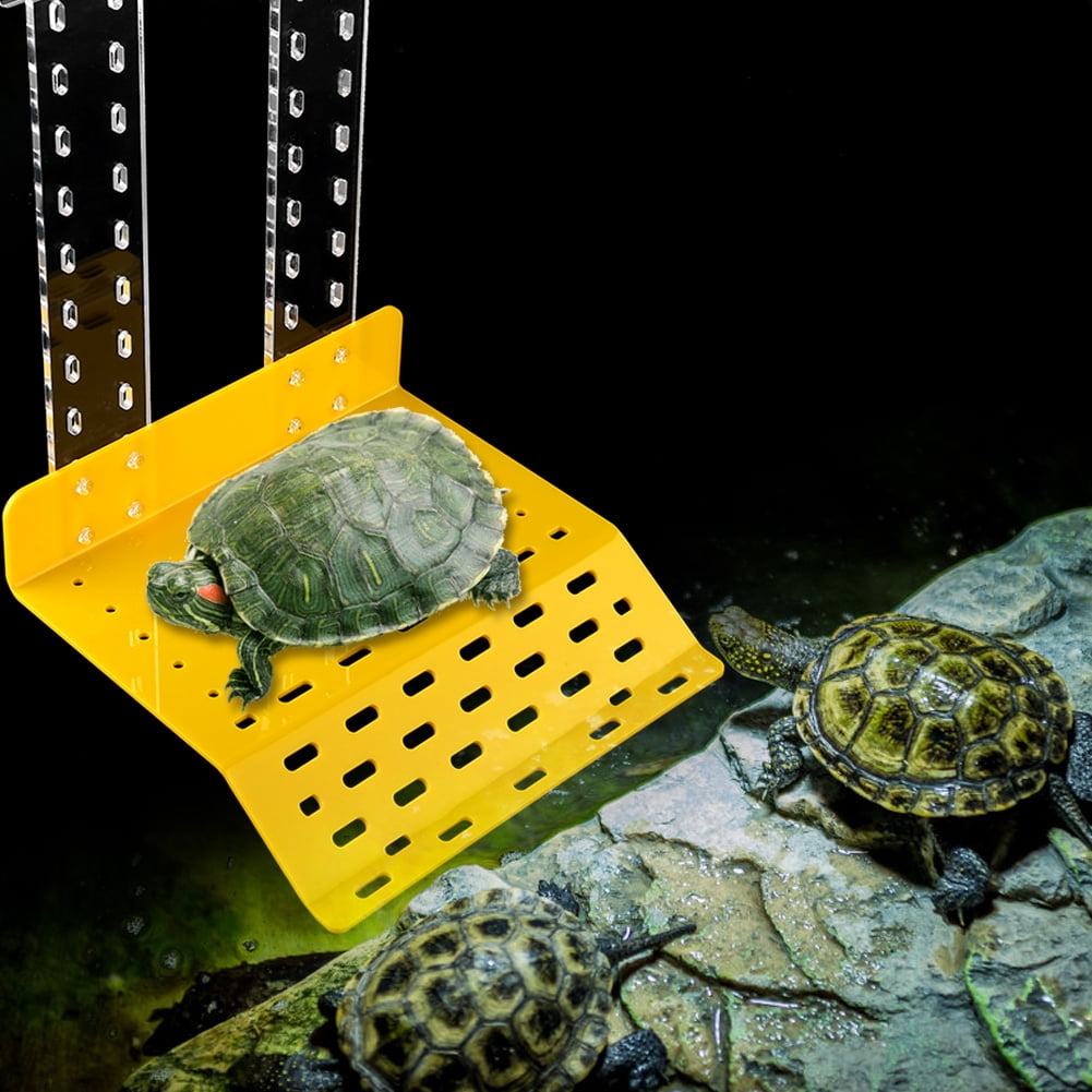 YAHHU Turtle Basking Platform Reptile Tortoise Floating Terrace For Aquarium Fish Tank Habitat Decor