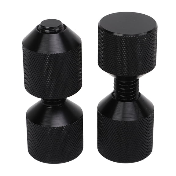 YAHHU Two Hole Pins Set, 2 Pcs 1-1/8 Inches Premium Anodized Aluminum Alignment Tools, Precision Threaded 2 Hole Flange Alignment Pin Set for Pipefitter Projects ASME 150LB From 1/2in-14in