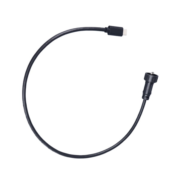 YAHHU Type C Male Plug Cable USB C 3.0 E10 Snap Joint Waterproof PA66 Industrial Wire 0.5m High Speed Data Sync Charging Cord for Computer Electronics Devices (0.5 m / 19.68 inches)