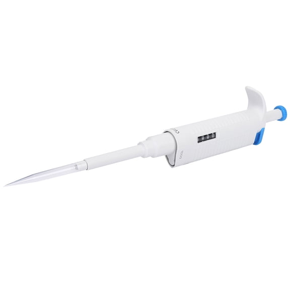 YAHHU U1000 100-1000ul Manual Single Channel Pipette Set, High Precision Micro Adjustable Liquid Transfer Pipettor with Calibration Tool and 3 Pipet Tips for Laboratory Use (12.2 inches / 31 cm)