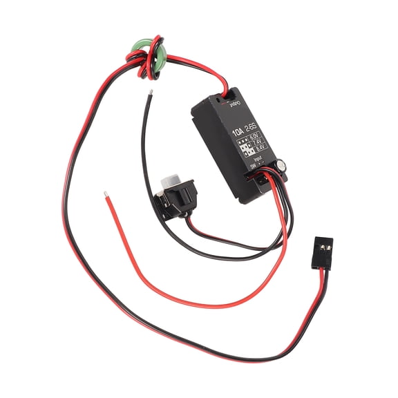 YAHHU UBEC Adjustable Switch Fully Waterproof BEC 6V 7.4V 8.4V Output 10A Continuous Current for RC FPV Drone Quadcopter Car