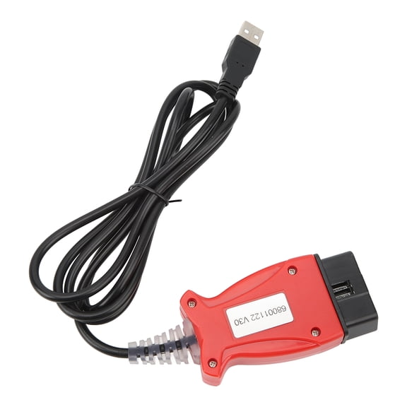 YAHHU UCDS Pro+ V1.27.001 OBD2 Scanner Diagnostic Interface Cable Fault Code Reader Full License Adapter Replacement for Ford, 7.87 inches / 20 cm, Black