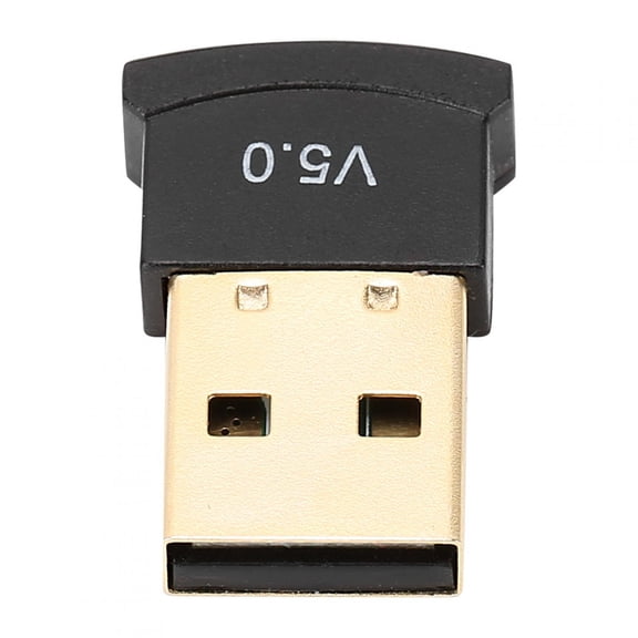 YAHHU USB Bluetooth 5.0 Adapter Low Power Wireless Audio Music Stereo Receiver Dongle for TV Computer Universal Serial Interface Windows Mac OS Support 20m Range 0.6 oz / 17 g[cite: 1]