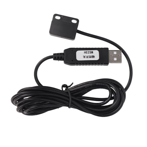 YAHHU USB Magnetic Sensor Switch Customizable Black ABS Widely Compatible Universal Proximity Triggering Controller Mechanical Cable for Automatic Printer Printing Mobile Monitoring 10 x 10 in