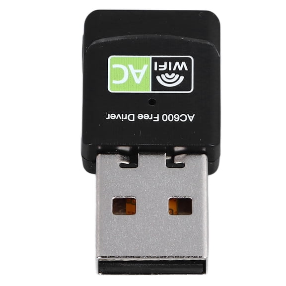 YAHHU USB WiFi Adapter 2.4G 5.8G Dual Band 600Mbps High Speed Transmission Stable Connection Wireless Network Adapter