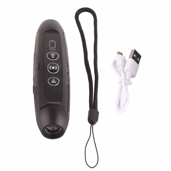 YAHHU Ultrasonic Anti Barking Device 3 Modes Behavior Training Safe Dog Bark Control with High Bright Flashlight 15 cm / 5.9 inches