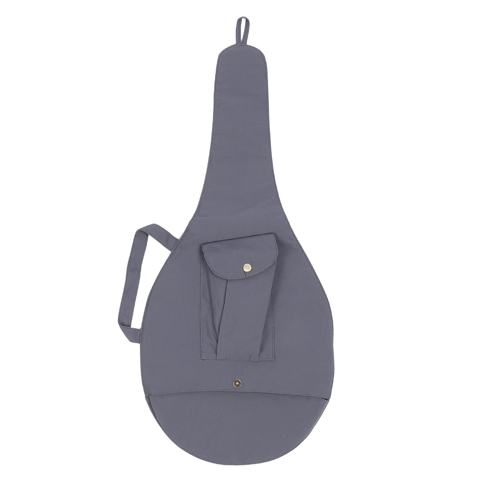 YAHHU Unisex Single Tennis Racket Cover Canvas Racquet Bag with Adjustable Shoulder Strap for Men and Women, Grey (16.54 inches / 42 cm)