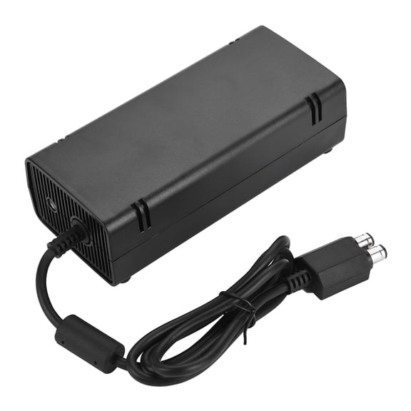YAHHU Universal AC Power Supply Brick Charger Adapter Cable Cord Replacement For Microsoft XBOX 360 SLIM Console - 135W Output, 110-240V Auto Voltage Wide Compatibility (EU Plug Edition)