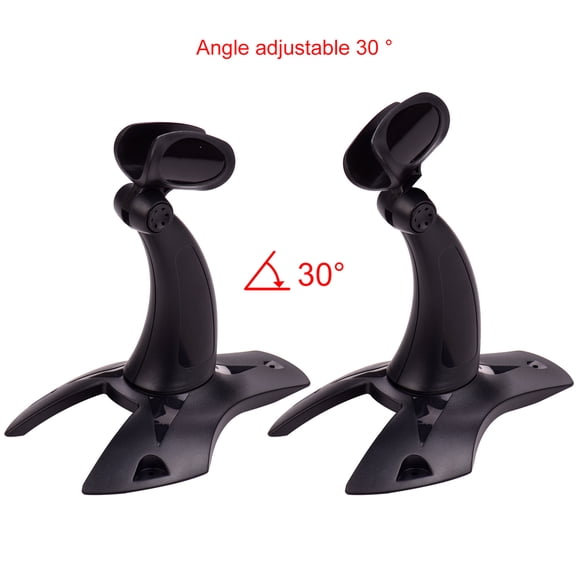 YAHHU Universal Barcode Scanner Stand Ultra-Stable Holder with Heavy Large Base Durable Detachable Cradle Support Bracket for All Handheld Bar Code Reader Scanners (7.1 x 4.7 x 7.3 Inches)