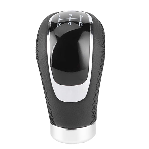 YAHHU Universal Car Gear Shift Knob Stick Head Shifter Lever Handball Leather Black 5.12 inches / 13 cm[cite: 1]