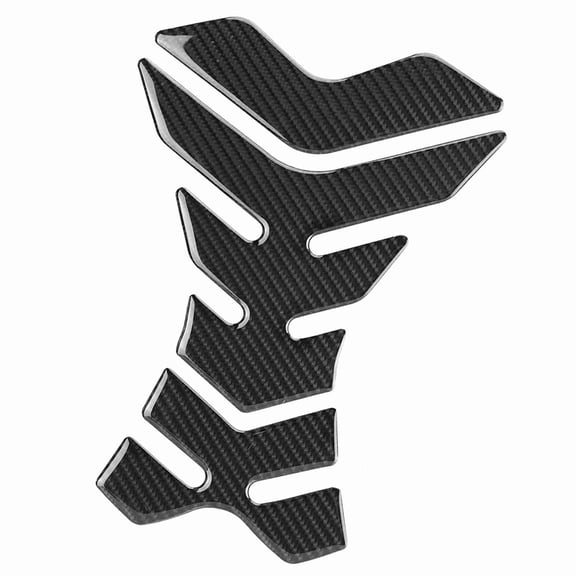 YAHHU Universal Carbon Fiber Motorcycle Fuel Gas Tank Pad Protector Sticker Decals Anti-Slip Grip Protective Cover Accessory 11.42 inches / 29 cm Black Color For Suzuki Ducati Aprilia
