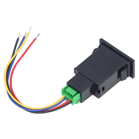 YAHHU Universal LED Foglight Switch ABS Lamp Harness 12V 3A 5-Pin Waterproof IP67 Accessory for Car Modification Short Circuit Protection 3.15 inches / 8.0 cm