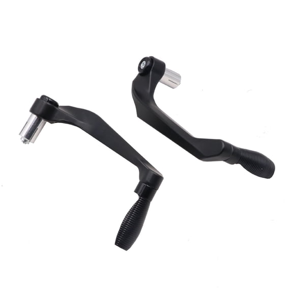 YAHHU Universal Motorcycle Handlebar Brake Clutch Lever Hand Guard Protector ABS Replacement for YAMAHA R3 R25 YZF R1 R6 - 0.7 inches / 18 mm Fitment, Black