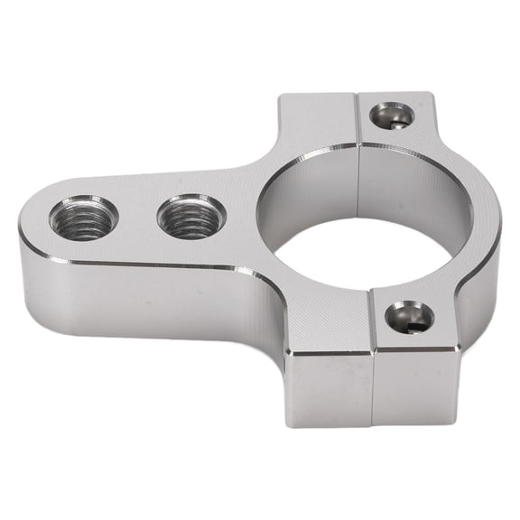 YAHHU Universal Motorcycle Steering Damper Fork Frame Clamp Bracket CNC Aluminum 26MM-27MM (1.02-1.06 inches) Front Placement Reduce Wobble Improve Stability