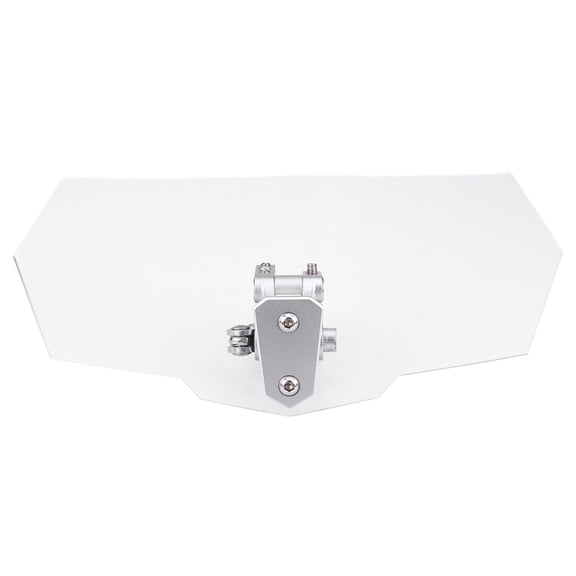 YAHHU Universal Motorcycle Windscreen Extension Adjustable Wind Deflector Windshield Protector for Ducati Benelli and Most Motorbikes, Clear, 11 x 4.8 inches