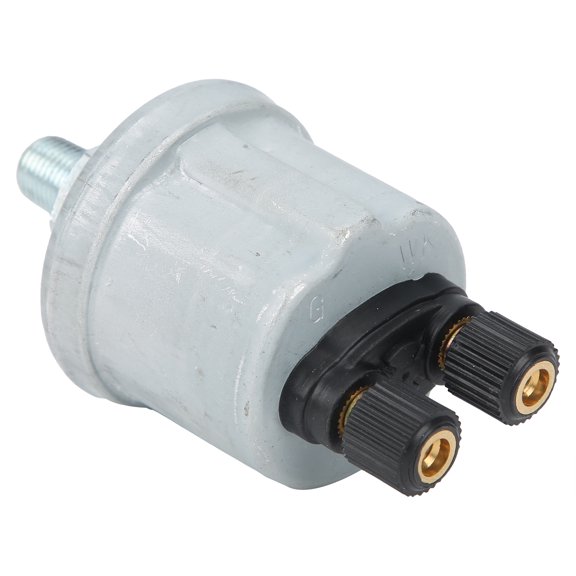 YAHHU Universal Oil Pressure Sensor 1/8-27NPTF Thread 0-6BAR Measuring Range 1BAR Protection Threshold Car Engine Replacement Part (3.54 inches / 9 cm)