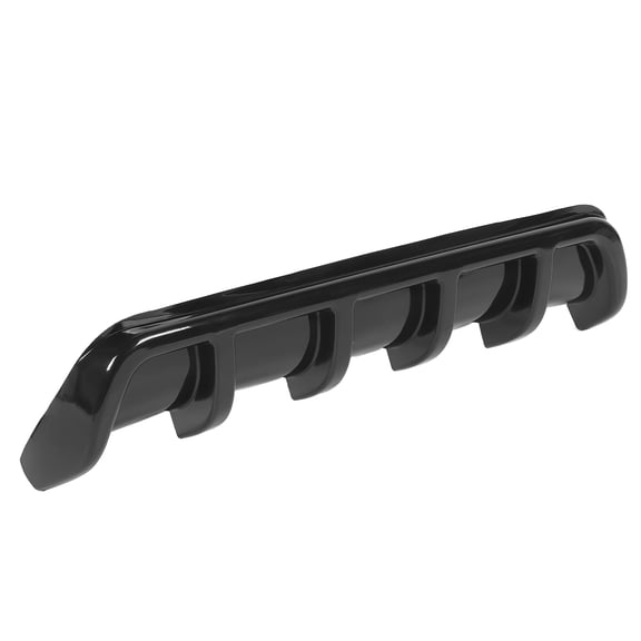 YAHHU Universal Rear Spoiler Shark Fin Tail Insert Bumper Diffuser Lip Car Body Modified Glossy Black (26.4 inches / 67 cm)