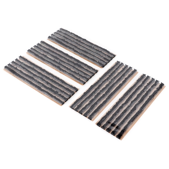 YAHHU Universal Tyre Repair Plugs Natural Rubber Strips Puncture Recovery Tools for Cars and Motorcycles Tubeless Tire Plug Glue Strips Kit Black (7.9 x 0.2 Inches / 200 x 6 mm, 25-Pack)