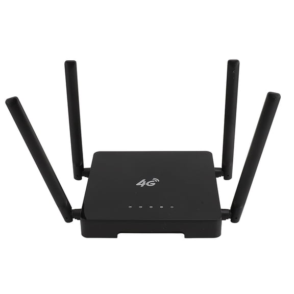 YAHHU Unlocked 4G LTE WiFi Modem Router 300Mbps High Speed Internet, Supports 32 Users Simultaneously, 12.2 x 9.06 inches / 31 x 23 cm, SIM Card Slot for Home, US Plug Adapter Included