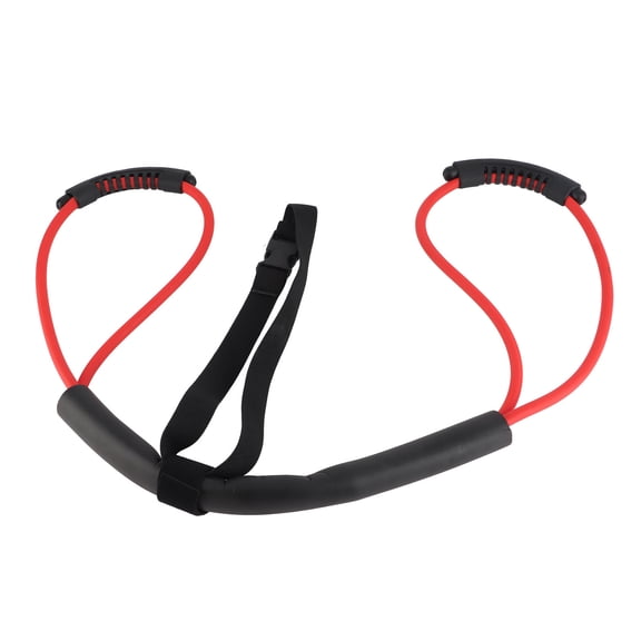 YAHHU Upgraded Resistance Band Arm and Back Strength Training Stretch Band with Comfortable Handle for Home Workout Boxing Speed Training Red 20LB