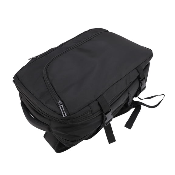 YAHHU Vacuum Compression Backpack 36-55L Large Capacity Wet Dry Separation Expandable Travel Backpack 17.3 inch Laptop Black