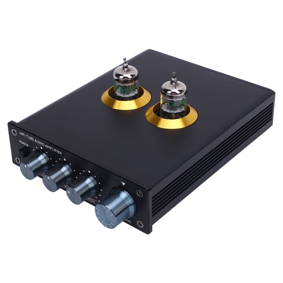 YAHHU Vacuum Tube Phono Preamp HiFi Stereo Preamplifier Head Amplifier 11.81 inches / 30.00 cm EU Plug