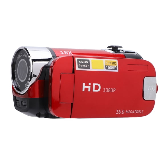 YAHHU Video Camera Camcorder 16MP 1080P HD 16X Digital Zoom 2.4 Inch Rotation Screen Vlogging